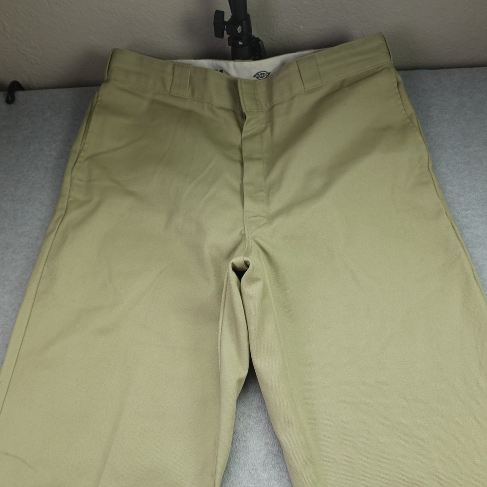 Dickies Pants Mens 38x33 Khaki‎ Original Fit 874 Straight Leg Workwear Chino - Picture 2 of 12